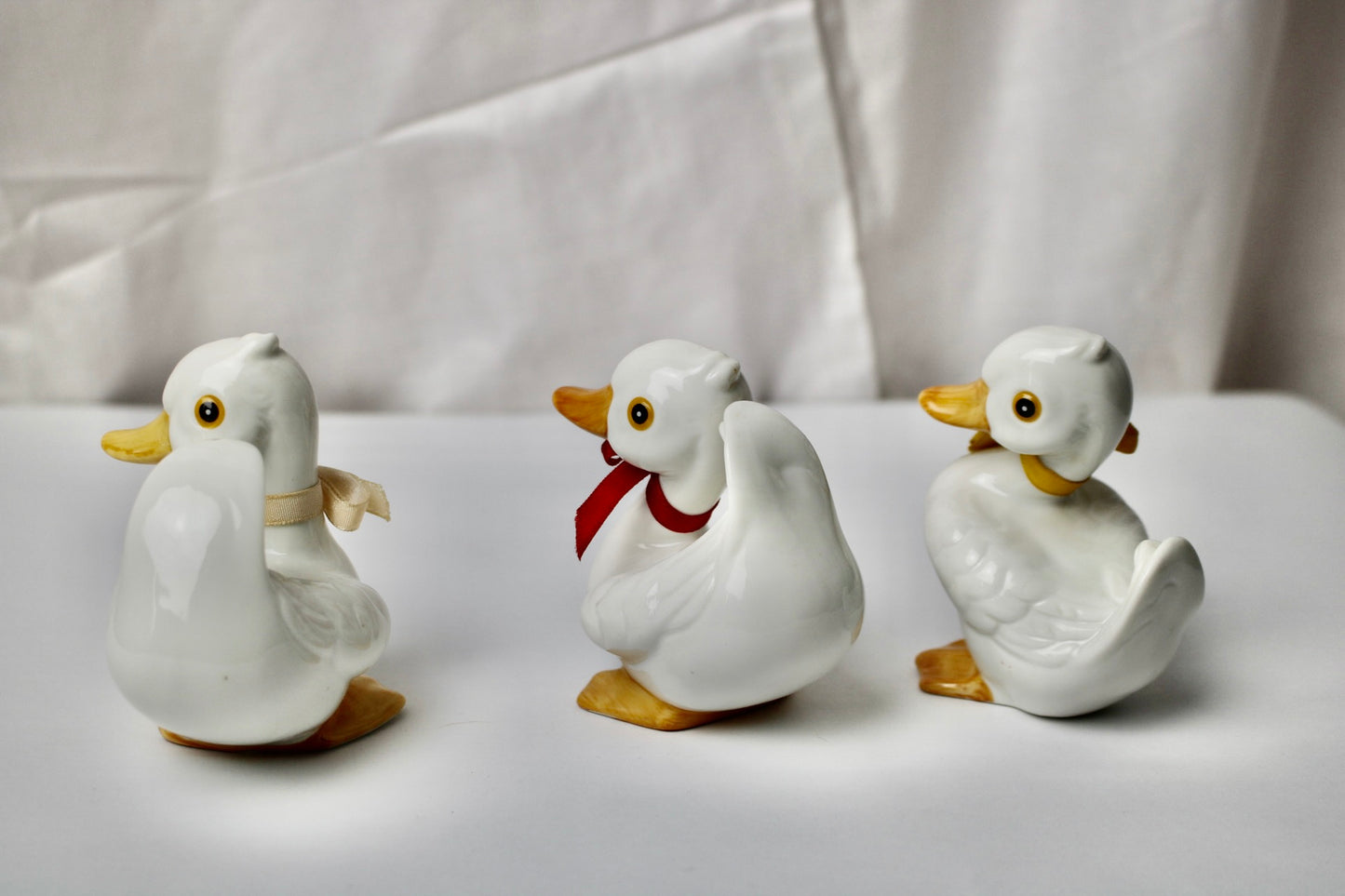 VTG Ceramic Homco Duck Trio