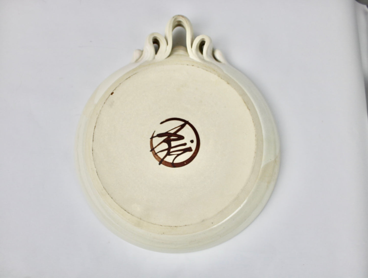 Aria Finch Stamped Stoneware Plate